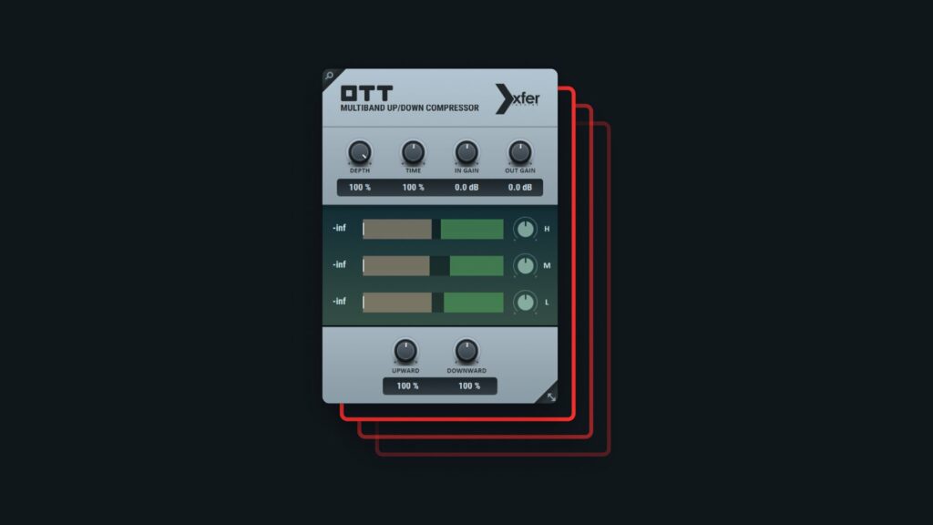 Image of the free Xfer Records OTT effect plugin.