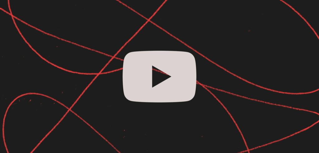 Image of the YouTube logo icon.