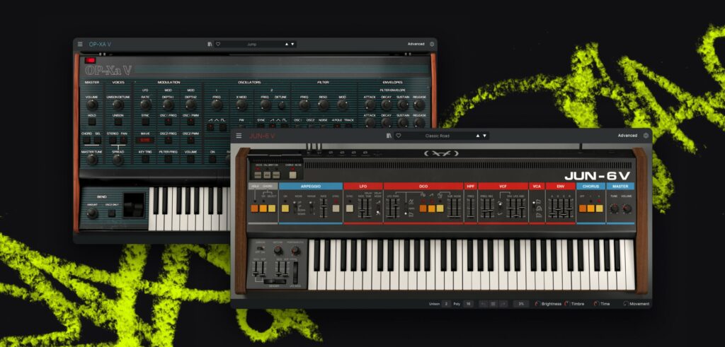 Image of Arturia's OP-XA V & JUN-6 V.