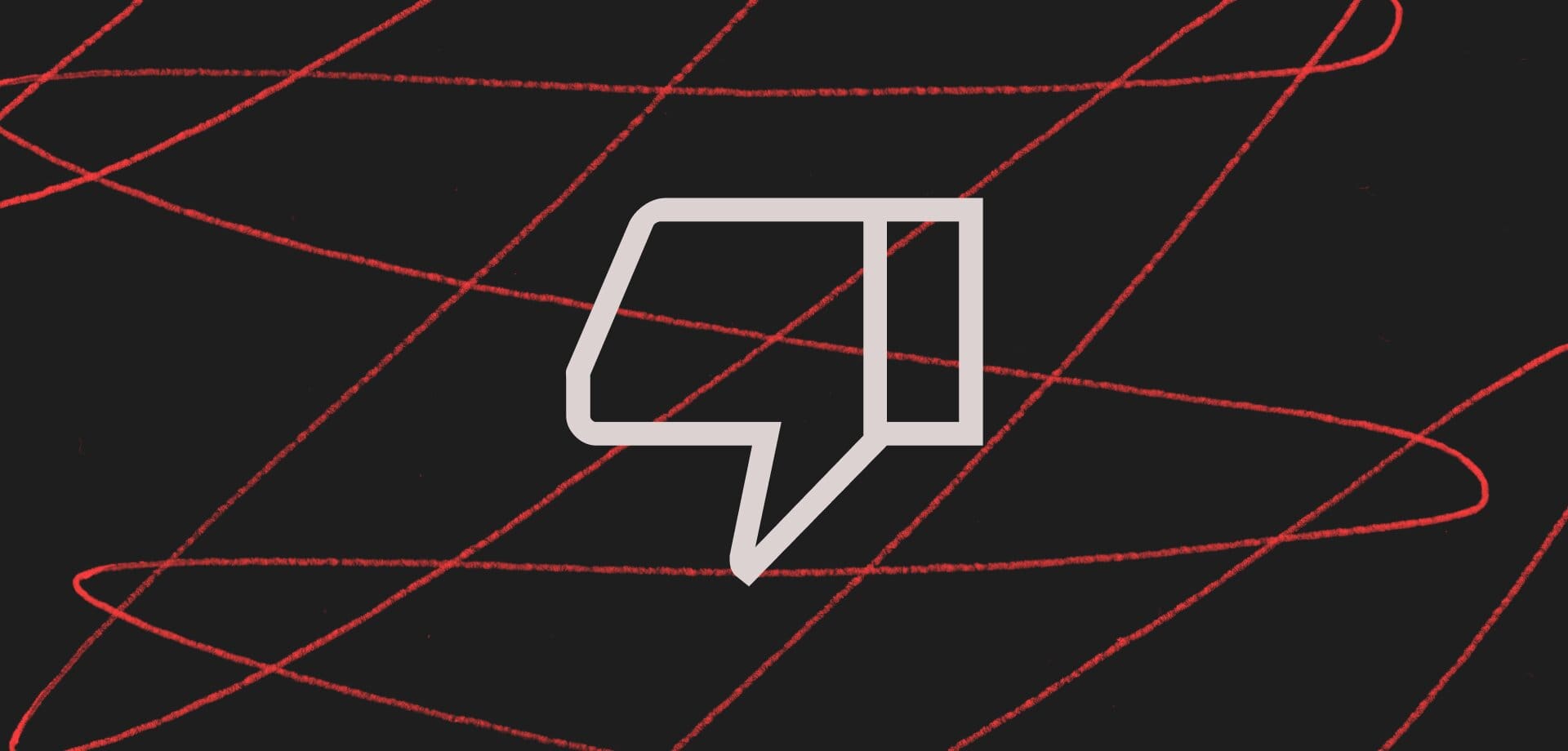 Image of a thumbs down icon.
