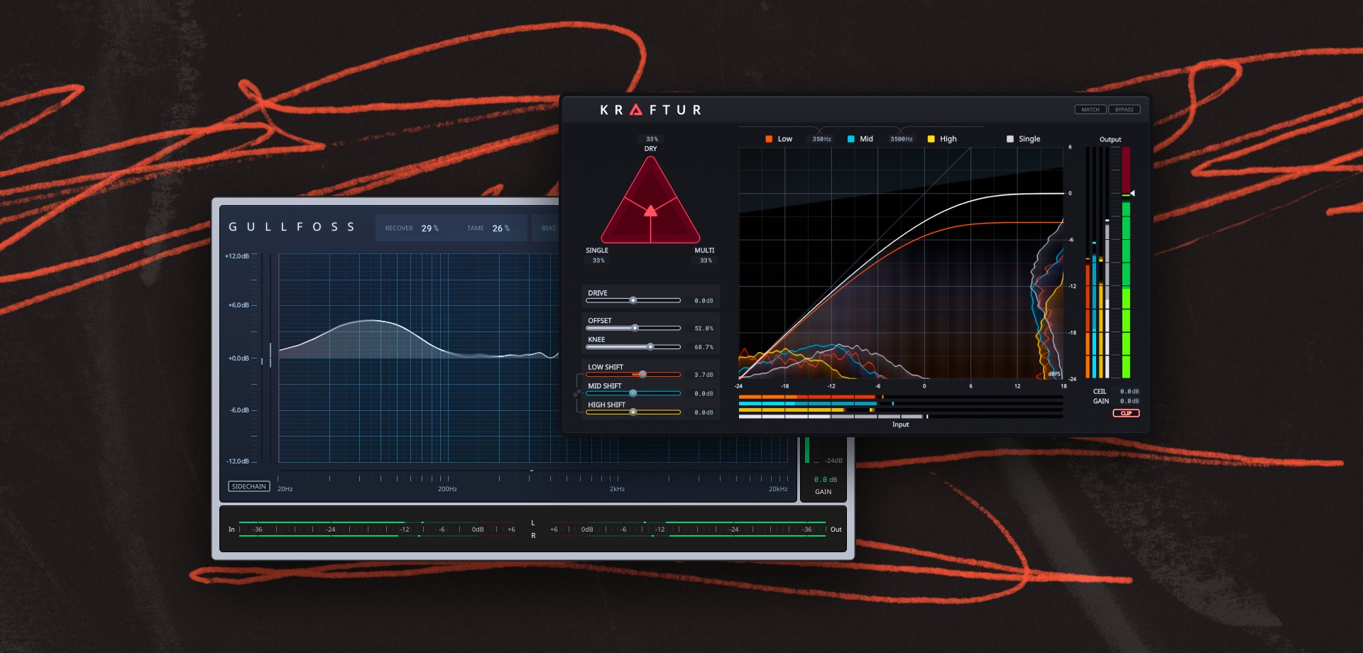 Screenshot of various "Soundtheory" plugins