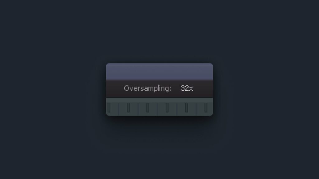 Image of the oversampling setting in FabFilter's Pro-L2 mastering limiter.